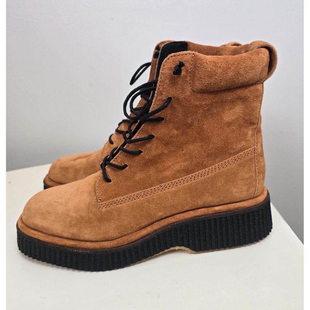 Rag & Bone Womens‎ Sloane Suede Lace-Up Boots Size 39 (US 8.5–9) Platform Ankle
